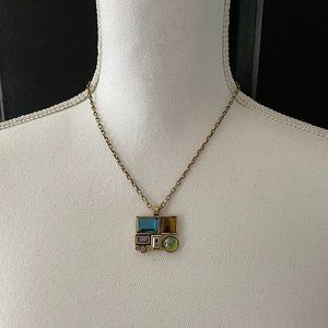 Patricia Locke Multi-Stone/Color Pendant Necklace